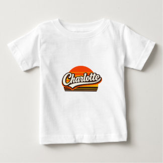 Charlotte Retro Zonsondergang Persoonlijke Naam On