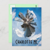 charlotte skyline briefkaart (Voorkant / Achterkant)