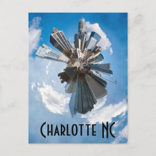 charlotte skyline briefkaart