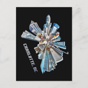 charlotte skyline briefkaart
