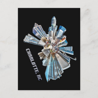 charlotte skyline briefkaart