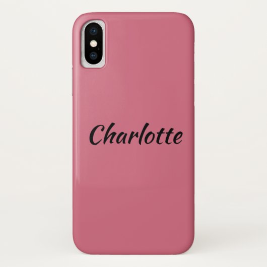 Charlotte van de weeszwarte-karakternaam Case-Mate iPhone case (Achterkant)
