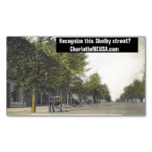 CharlotteNCUSA.com Magnet Carte de visite (devant)