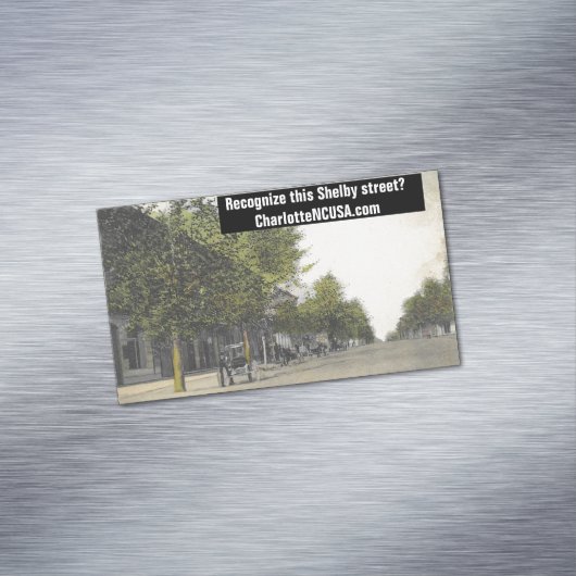 CharlotteNCUSA.com Magnet Carte de visite (In Situ)