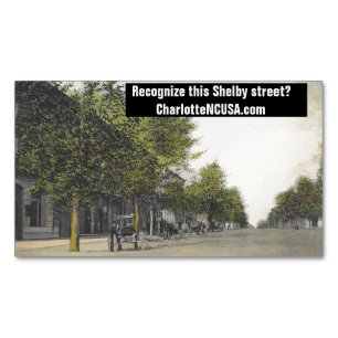 CharlotteNCUSA.com Visitekaartje Magnet Magnetisch Visitekaartje