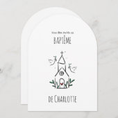 Charlotte's Baptème Kaart (Voorkant / Achterkant)