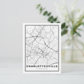 Charlottesville Kaart (Staand voorkant)
