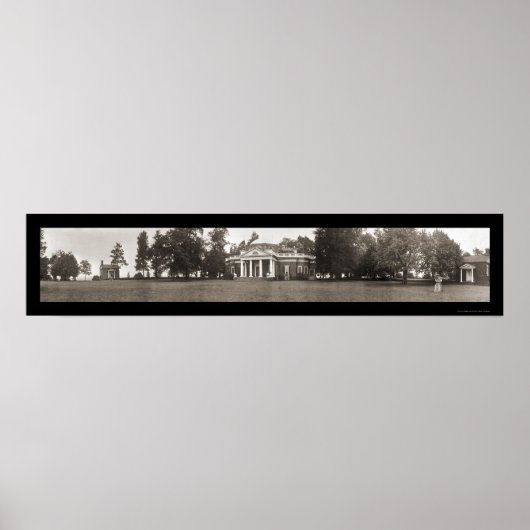 Charlottesville VA Foto 1911 Poster (Voorkant)