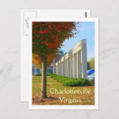 Charlottesville Virginia Briefkaart (Voorkant / Achterkant)