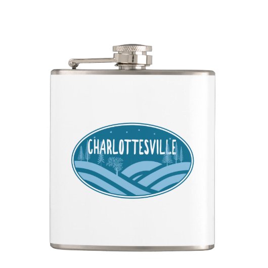 Charlottesville Virginia buitenshuis Heupfles (Voorkant)