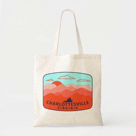 Charlottesville Virginia Outdoor Tote Bag (Voorkant)