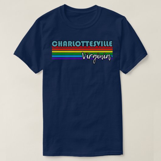 Charlottesville Virginia Pride Charlottesville LG T-shirt (Design voorkant)