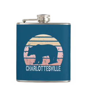Charlottesville Virginia Retro-Beer Heupfles