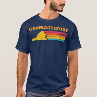 Charlottesville Virginia Vintage Distress Souven T-shirt