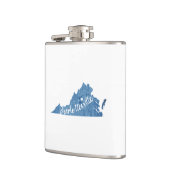 Charlottesville Virginia Wood Plaque Heupfles (Links)