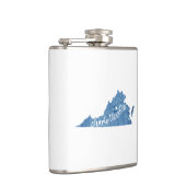 Charlottesville Virginia Wood Plaque Heupfles (Rechts)