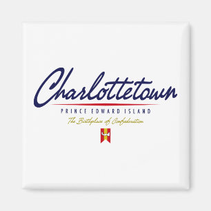 Charlottetown-script Magneet