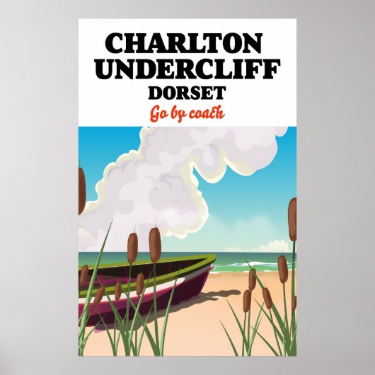 Charlton Undercliff Beach, affiche de voyage du Do (Devant)