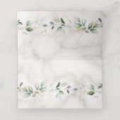 Charm Airy Greenery Marble Table Number (Binnenkant ongevouwen)