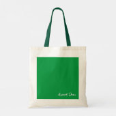 Charm Green Cymbidium Orchid Tote Bag (Achterkant)