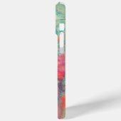 CHARM/Lady met Mask Monogram roze Blauwgroen Groen Case-Mate iPhone Case (Achterkant / Links)