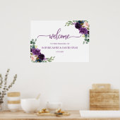 Charm Lavender Blue Floral Mariage Affiche de bien (Cuisine)