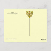 CHARM MONOGRAM BRIEFKAART (Achterkant)