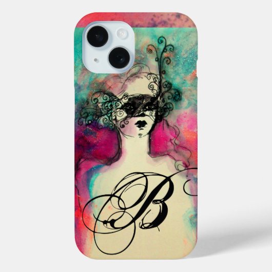 CHARM MONOGRAM Case-Mate iPhone CASE (Achterkant)