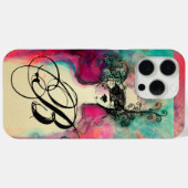 CHARM MONOGRAM Case-Mate iPhone CASE (Achterkant (horizontaal))