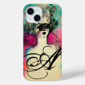 CHARM MONOGRAM Case-Mate iPhone CASE (Achterkant)