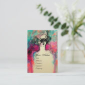 CHARM MONOGRAM Eggshell Visitekaartje (Staand voorkant)