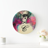 CHARM MONOGRAM GROTE KLOK (Huis)