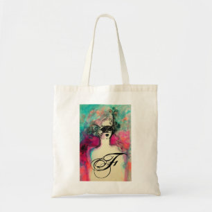 CHARM MONOGRAM / mysterieuze schoonheid met masker Tote Bag