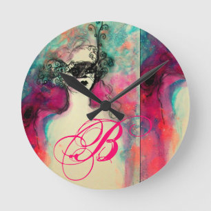 CHARM MONOGRAM RONDE KLOK