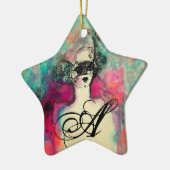 CHARM MONOGRAM, ster Keramisch Ornament (Links)