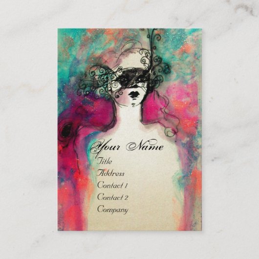 CHARM MONOGRAM White Pearl Paper Visitekaartje (Voorkant)