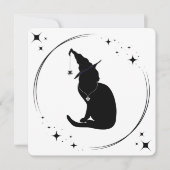 Charm n'Witch Cat Halloween Party Invitation (Devant)