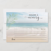 Charm Ocean Beach View Herinnering Aanwezigheid Aankondiging (Voorkant)