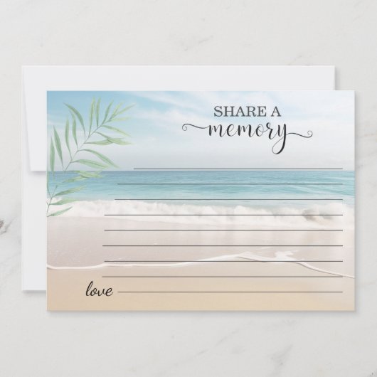 Charm Ocean Beach View Herinnering Aanwezigheid  Aankondiging (Voorkant)