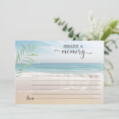 Charm Ocean Beach View Herinnering Aanwezigheid Aankondiging (Staand voorkant)