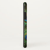 Charm Peacock Feathers Golden Custom Monogram Case-Mate iPhone Case (Achterkant / rechts)