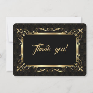 Charm Roaring 20s Gold Art Déco Mariage Merci