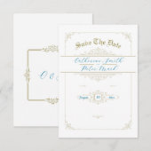 Charm Save the Date Kaart (Voorkant / Achterkant)