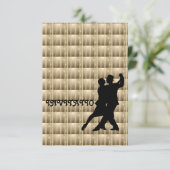Charm Tango Latin Dance Invitation (Debout devant)