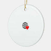 Charm toevoegen aan uw kerstboom keramisch ornament (Links)