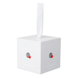 Charm toevoegen aan uw kerstboom kubus ornament