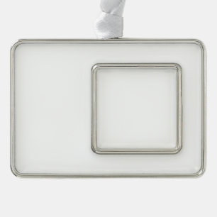 Charm toevoegen aan uw kerstboom verzilverd kader ornament