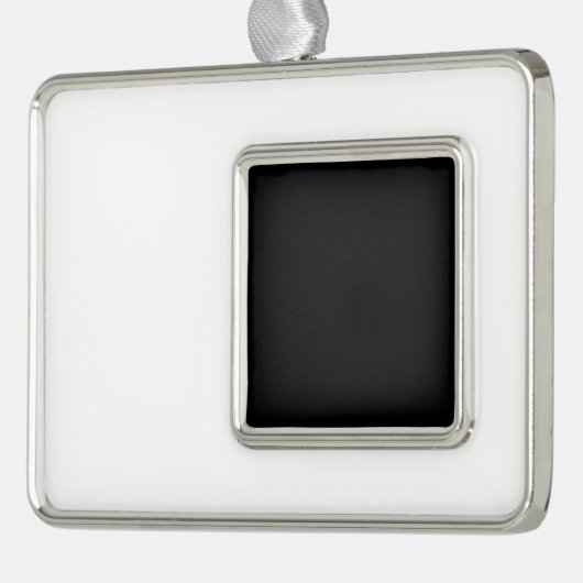 Charm toevoegen aan uw kerstboom verzilverd kader ornament (Links)