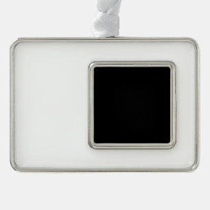 Charm toevoegen aan uw kerstboom verzilverd kader ornament