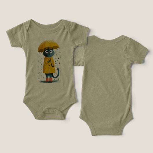 Charmant Body Combinaison Cartoon Chat Imperméable (Design Recto & Verso)
